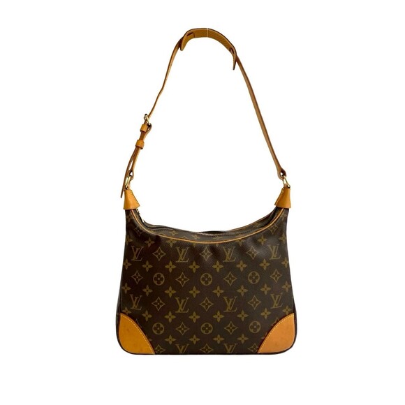 LOUIS VUITTON Brown Monogram Leather Shoulder Bag